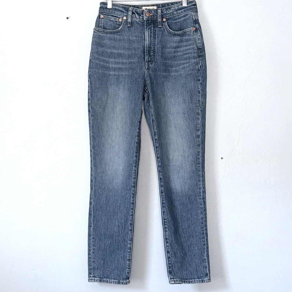 Madewell Jeans Womens Size 28 Curvy Perfect Vintage Straight High Rise Classic